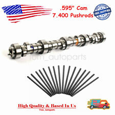 E1841p Sloppy Stage3 Cam Camshaft Kit For Chevy Ls Ls1 .595 With 7.400 Pushrods