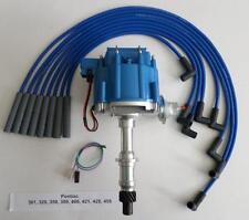 Pontiac 301 326 350 389 400 421 428 455 Blue Hei Distributor Spark Plug Wires