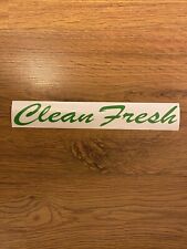 Red Jdm Simply Clean Fresh Stickers Decal 8.5 In
