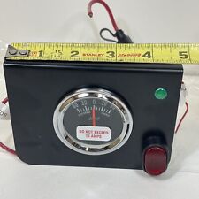 New Ammeter Gauge 60-0-60 Amps Meter Traditional Chrome Black W Sensor Onoff