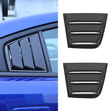 Rear Side Window Blinds Quarter Louver Cover Accessories For Dodge Charger 2011