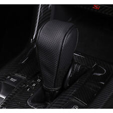 Car Gear Shift Collars Handbrake Knob Cover Non-slip Protector Interior Black