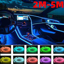 16ft Car Interior Atmosphere Wire Auto Strip Light Led Decor Lamp Accessories Us