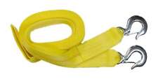 2x 20 Tow Strap With Safety Slip Hooks Heavy Duty 3335 Lbs 20