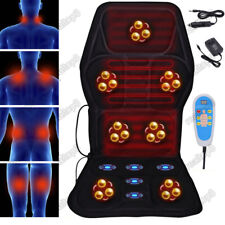 8 Mode Massage Seat Cover Heat Massager Back Heated Neck Cushion For Home Car