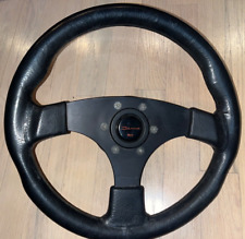 Porsche 911 930 912 Steering Wheel Dino Black Leather Whub 1968-73 Vintage