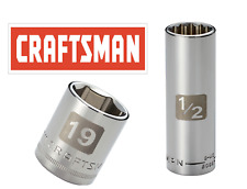 Craftsman Easy Read Socket 12 Or 38 Drive Shallow Or Deep Metric Mmsae Inch
