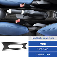 Interior Carbon Fiber Gear Handbrake Control Trim Cover For Mini Cooper R56 2007