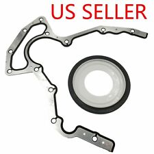 Rear Main Seal Block Cover Gasket Kit For Bs40640 Jv1657 Ls 4.8 5.3 6.0l Ls2 Ls3