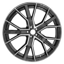 12009 Reconditioned Oem Machined And Painted Black Metallic Alloy Wheel 21 X 8.5