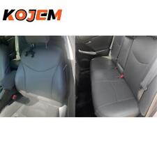 Gray Seat Covers Full Set For Toyota Prius 2010-2015 Front Rear Upholstery Kit