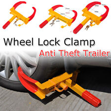 Wheel Lock Clamp Boot Tire Claw Auto Anti Theft For Car Cart Suv Trailer Rv Golf