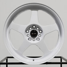 4-new 18 Vors Sp1 Wheels 18x8 5x1005x114.3 35 White Rims 73.1