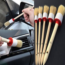 5 X Soft Bristle Brush Automobile Truck Dash Board Center Console Cleaning Tool