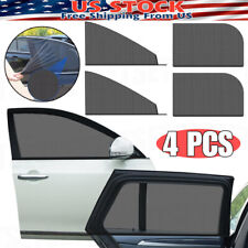 4x Car Side Front Rear Window Sun Shade Cover Mesh Shield Uv Protection