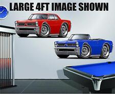 1965 Pontiac Gto 389 Tri Power Wall Poster Decal Man Cave Graphics Garage Cling