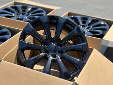 2023 Black 22 Wheels Cadillac Escalade Yukon Tahoe Set Oem Factory Gm Specs