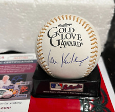 Ian Kinsler Signed Rawlings Gold Glove Baseball Texas Rangers Red Sox Jsa Coa 02