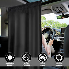 3pcs Car Privacy Curtains Car Divider Curtain Between Rear Seat Car Blackout Ca