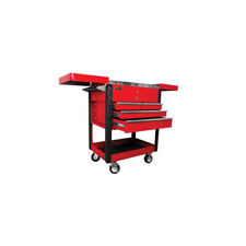 Homak Rd06043500 Slide Top Service Cart 35 Pro Series Four Drawer Red