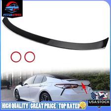 Glossy Black Rear Spoiler Wings Fit Toyota Camry Le Se Xse Xle 2018-2023