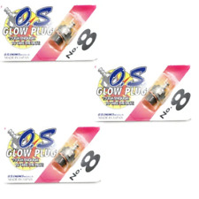 New O.s. 8 Glow Plug 3 Pack