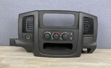 2002-2005 Dodge Ram 1500 2500 Radio Dash Bezel W Climate Control Panel. Oem.