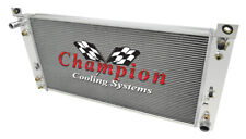 Super Champion 3 Row All Aluminum Radiator For 1999 - 2014 Gmc Yukon V8 Engine