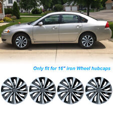 16 4pcs Wheel Covers Snap On Hub Caps Fit R16 Tire Steel Rim For Chevy Impala