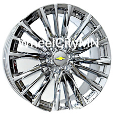 22 Chrome Oe 2023 Escalade V Replica Wheels Fits Chevy Tahoe Suburban 6x5.5 28