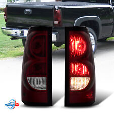 Tail Lights Wsmoke Lens For 2003-2006 Chevy Silverado 1500 2500 3500 Rear Lamps