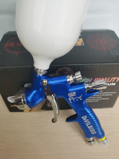 Devilbiss Blue Spray Gun Gti Pro Lite 1.3mm Nozzle Lvmp Car Paint Tool Pistol
