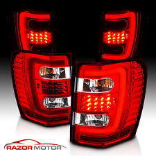 Led C Light Bar1999-2004 For Jeep Grand Cherokee Red Brake Tail Lights Pair