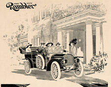 1910 Original Rambler Fifty-four 5-passenger Car Ad. Thos Jeffery Kenosha Wisc