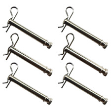 6x Bw Ts35010 Tow And Stow Stainless Steel Receiver Hitch Pin With Keeper Clip