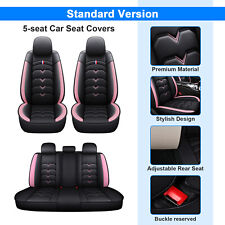 For Mazda Car Seat Covers Full Set 5-seat Front Rear Cushion Leather Protector