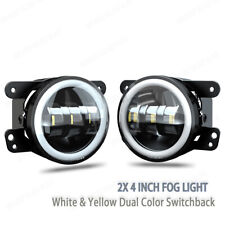2x 4 Inch Round Led Fog Lights Driving Lamps For Chrysler 300 20052010 Touring