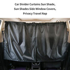 2pcs Car Privacy Curtains Car Divider Curtain Between Rear Seat Car Blackout New