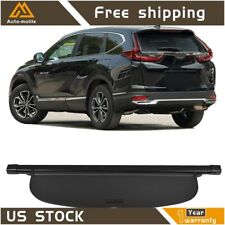 Retractable Cargo Cover Black Security Trunk Shade Fit For 2017-2019 Honda Crv