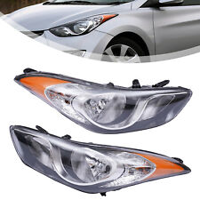 Right Passenger Side Headlight Halogen Headlamp For Hyundai Elantra 2011-2013 Rh