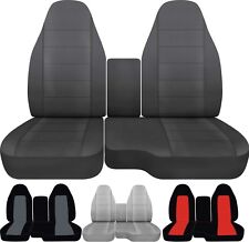 Fits 04-12 Ford Ranger Cartruck Seat Covers Front 60-40 With Center Console