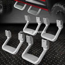4 Aluminum Side Steps For Chevy Gmc Dodge Ford Toyota Pickup Trucks Suvs Silver