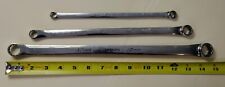 Snap-on 3 Peice Set Xdhm810 1214 1719 Mm 12 Point 15offset Extended Length