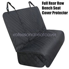 Universal Car Truck Waterproof Pet Full Rear Row Back Bench Seat Cover Protector