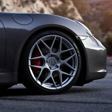 19 Hre Ff01 Flow Form Silver Concave Wheels Rims Fits Porsche 997 911 4s Turbo