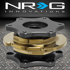 Nrg Srk-r200gm-cg Sfi 42.1 D-shape Steering Wheel Quick Release Chrome Gold Ring