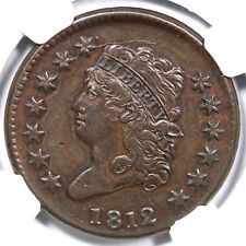 1812 S-291 R-2 Ngc Xf Details Classic Head Large Cent Coin 1c