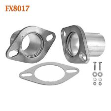 Fx8017 2 12 Od Universal Quickfix Exhaust Oval Flange Repair Pipe Kit Gasket