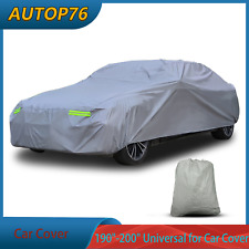 190-200 Full Car Cover Outdoor Waterproof Snow Dust Rain Resistant Protection