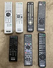 Lot Of 7 Sony Remotes Controls Tested And Working Batteries Not Included